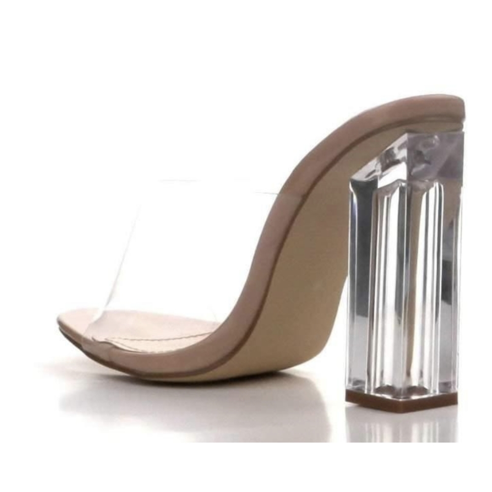 'KRYSTAL' NUDE HEELS - Picture 5 of 5